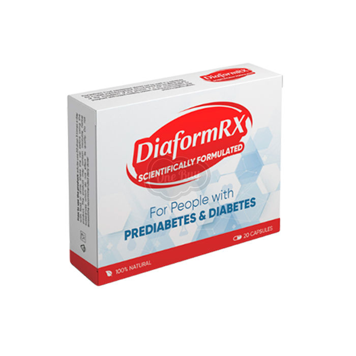 ‣ DiaformRX caps - means for normalizing sugar levels